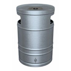 Litter bin 40l, with ash tray