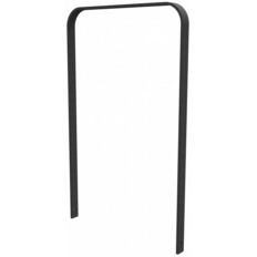 Lean-on hoop made of flat steel#50 x 12 mm#in bent design