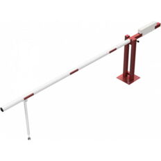 Access barrier with counterweight#and swing post