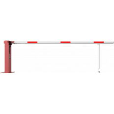 Manual barrier#with pneumatic spring#and hinged pole support