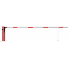 Manual barrier#with pneumatic spring#and hinged pole support