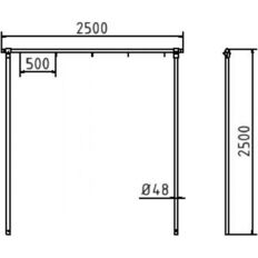 Laundry drying stand