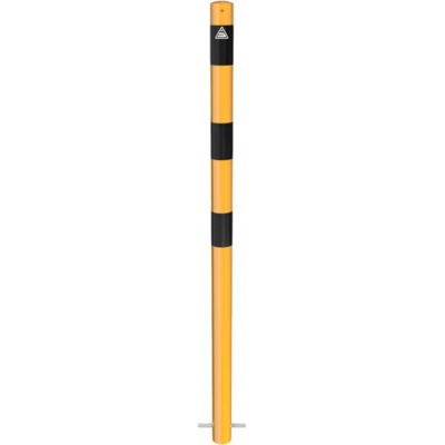 Barrier post#steel tube Ø 60 x 2,5 mm#yellow / black