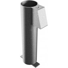 Ground socket with#arresting mechanism#for Ø 60 / Ø 76 mm#tube posts