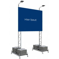 Mounting device# for various advertising board sizes