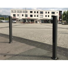 Ornamental bollard#square steel tube 70 x 70 mm#series 40731B