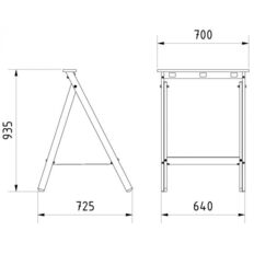 Aluminium builders jack