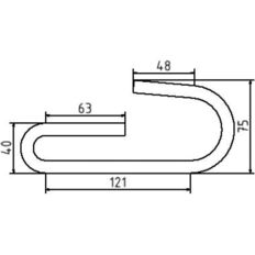 Hook for scaffold jacks