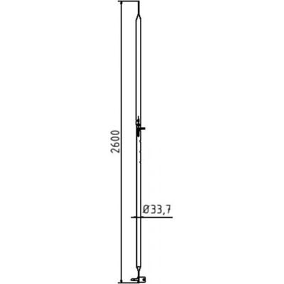 Diagonal brace#for crank & universal scaffolding trestle