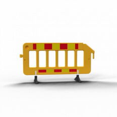 Crowd barrier #made of plastic