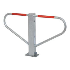 Car-park barrier#foldable with round#cylinder self-engaging#lock