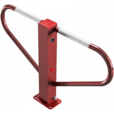 Car-park barrier foldable#with triangular lock#self-engaging lock