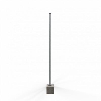 Sign post #with concrete block #SET