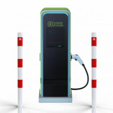 Barrier posts#as e-charging post protection