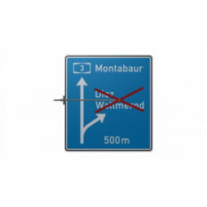 Crossing out#one-sided securing