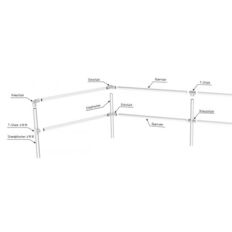 Barriers#Steel tubes and#connectives