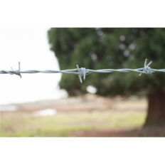 Barbed wire holder