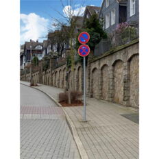 Sign post #made of steel#Ø 60 mm / 76 mm