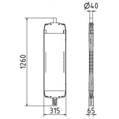 Plastic traffic panel type 60