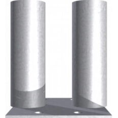 Connecting plate#to connect 2 fences