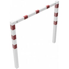 Stationary access barriers#for bolting on site#with top bar