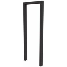 Lean-on hoop made of steel tube#Square tube, 60 x 40 mm