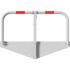 Car-park barrier hoop#foldable with Euro profile#lock cylinder