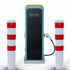 Impact protection bollards#as e-charging post protection