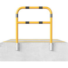 Protective bar made of steel tubing# 60 x 2.5 mm#with crossbar#for wall mounting