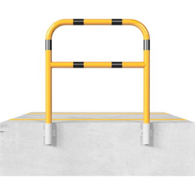 Protective bar made of steel tubing# 60 x 2.5 mm#with crossbar#for wall mounting