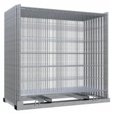 SET #with 20 construction fences#on storage and transport pallet
