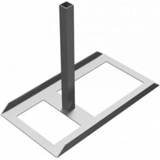 Sign stand #for holding 40 x 40 shaft tube#Device for 4 base plates