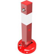 Collision-proof#barrier post foldable#with Euro profile#cylinder lock