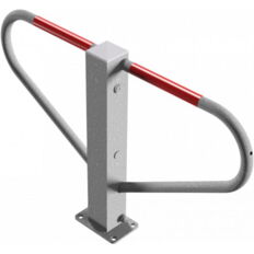 Car-park barrier#foldable with round#cylinder self-engaging#lock