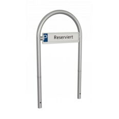 Round hoops for parking sign