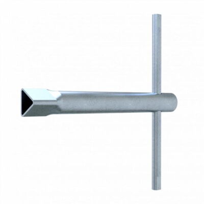 Triangular socket wrench, galvanised