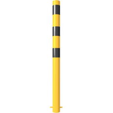 Barrier post#steel tube Ø 89 x 2,9 mm#yellow / black