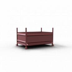 Stackable solid wall pallet#1.43m x 0.87m x 0.50m