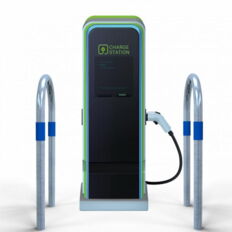 Barrier bracket #as e-charging station protection