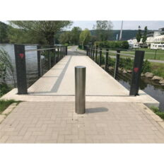 Stainless steel post#Ø 204 mm