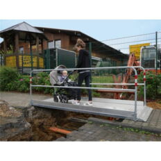 Aluminium and steel #trench bridge