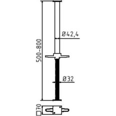 Trench shoring "Perfect"#Ø 32 mm