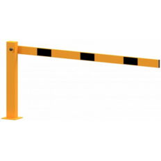 Compact hand barrier #with fixed support post