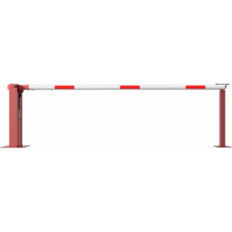 Manual barrier#with pneumatic spring#and fixed pole support