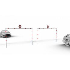 Height restriction barriers#stationary