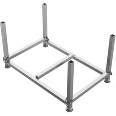 GS-tested stackable pallet#of square tube#60 x 60 mm