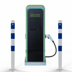 Barrier posts#as e-charging post protection