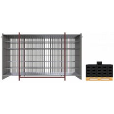 Transport pallet #for 20 mobile fences