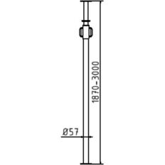 Euro formwork prop of class A