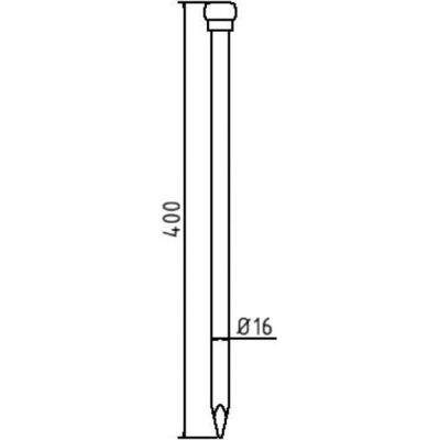 Fixing peg Type 1